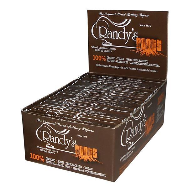 Randy's Roots Wired Organic Hemp Rolling Paper 25pc Display 
