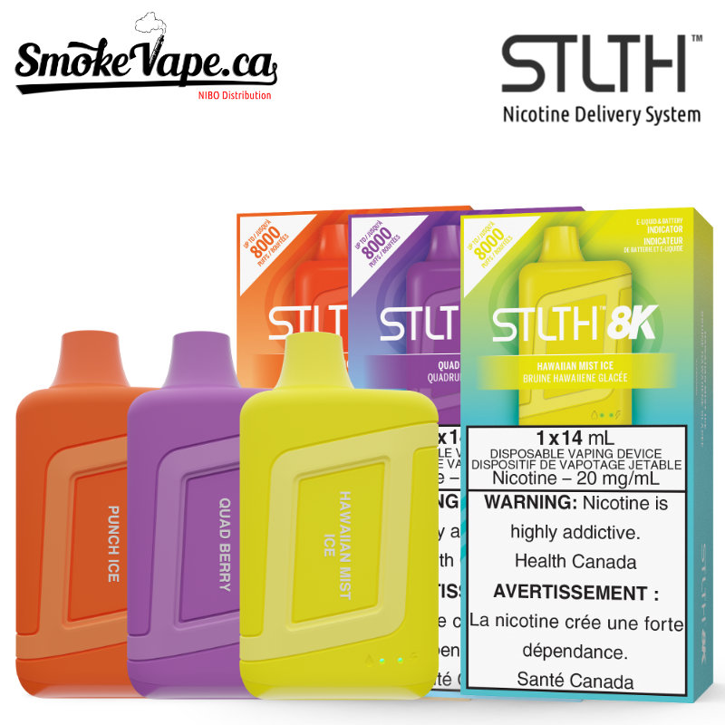 STLTH 8K Disposable Vape 20mg Nicotine [Stamped] - SmokeVape.ca