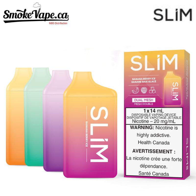 SLiM 7500 Disposable Vapes: 14mL, 7500 Puffs, 10 Flavours